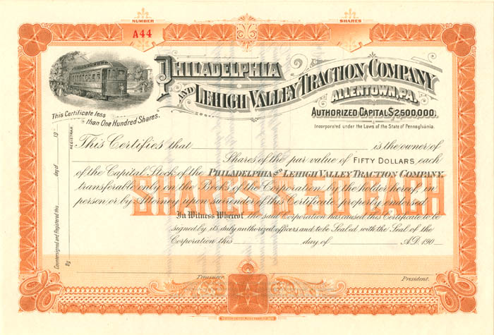Philadelphia and Lehigh Valley Traction Co.